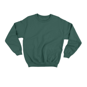 Warm sweatshirts without a hoodie